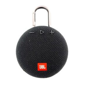 JBL Clip 3 Portable Bluetooth Speaker Black Carabiner No Charger Tested & Works